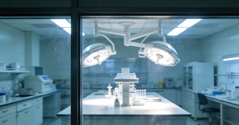 巴市医学实验室进行基因测序分析