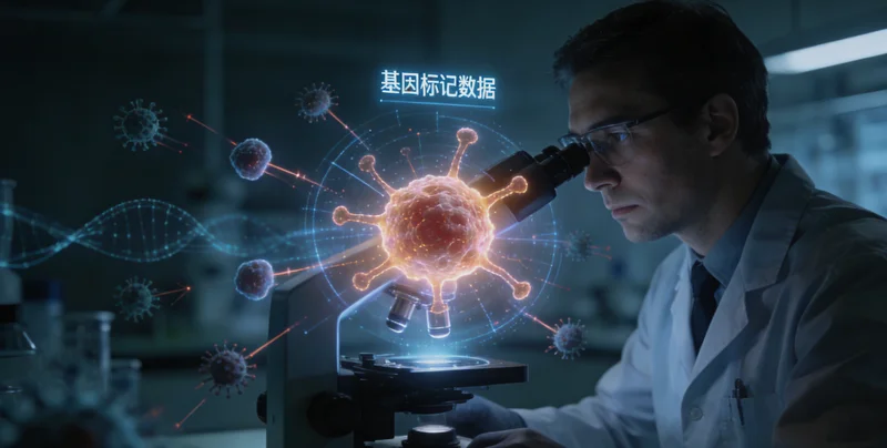 诸城肺癌患者家属与医生共同查看