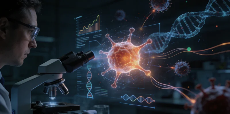 四平医院病理科医生进行检测分析