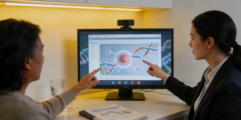 古交家庭遗传咨询温馨场景