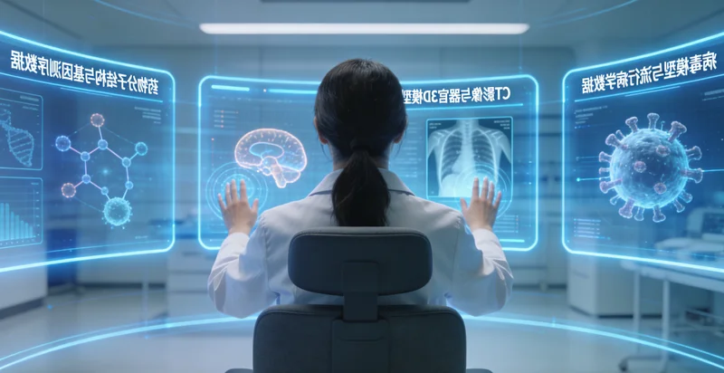 庄河家庭在进行遗传咨询场景