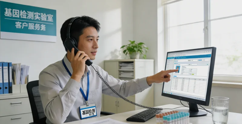 抚州居民在医院进行遗传咨询场景