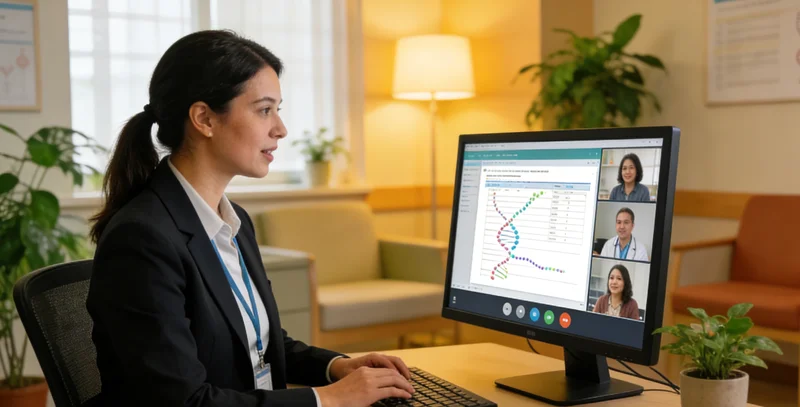 龙井市民咨询基因检测健康问题