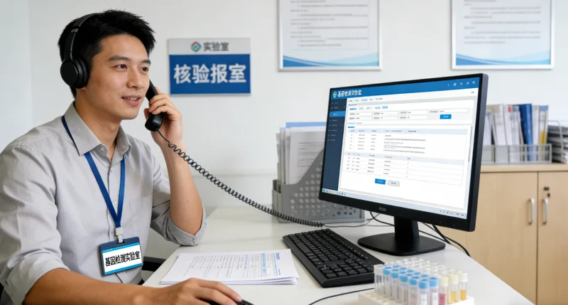 禹城遗传咨询门诊医生与咨询者沟