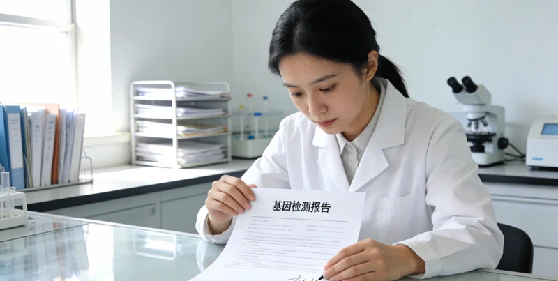 北京实验室基因检测报告解读示意