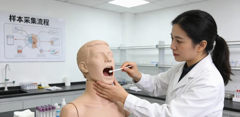 甘南州脑瘤基因检测采样过程示意