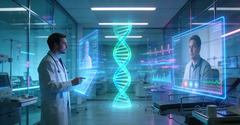 文山未来精准医疗与健康管理概念