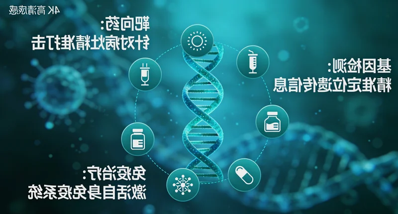 岳阳未来精准医疗发展与希望概念