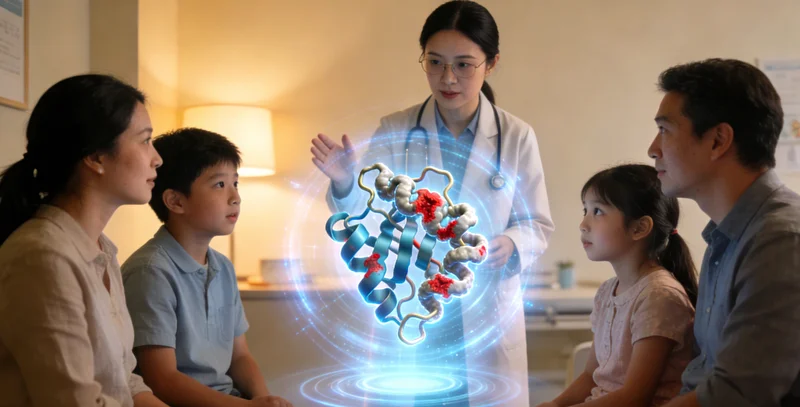 巴市年轻女性了解基因检测结果后