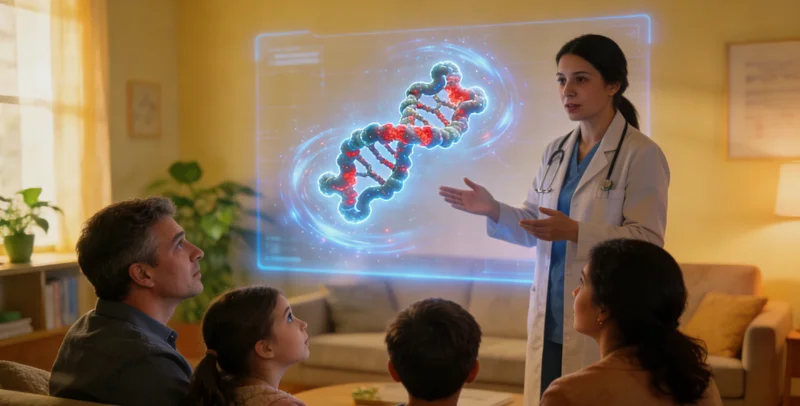 乐清遗传咨询师与客户面对面解读