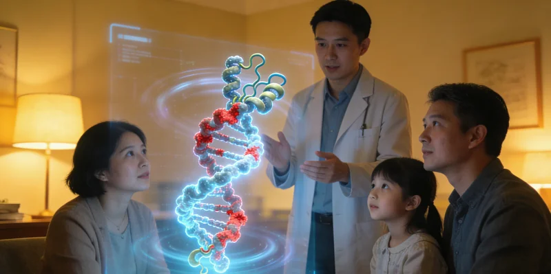 大冶家庭进行遗传健康咨询概念图