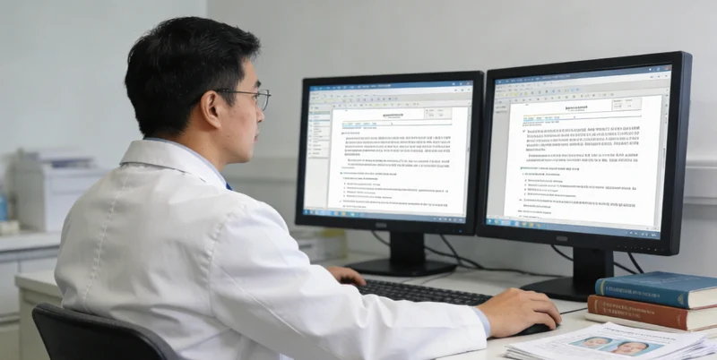 广州医院内镜中心，患者正在接受