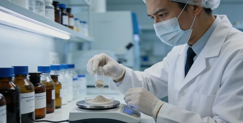 大兴安岭本地医院护士为居民采集