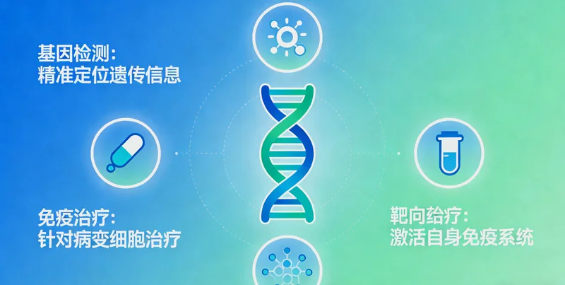 靶向药物作用机制示意图，丽江肺