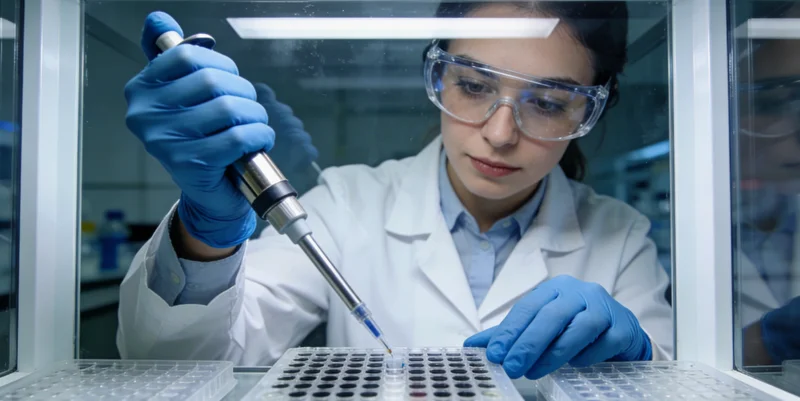 永安基因检测流程与科学原理示意