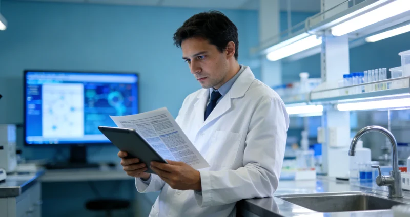 基因测序实验室数据分析屏幕