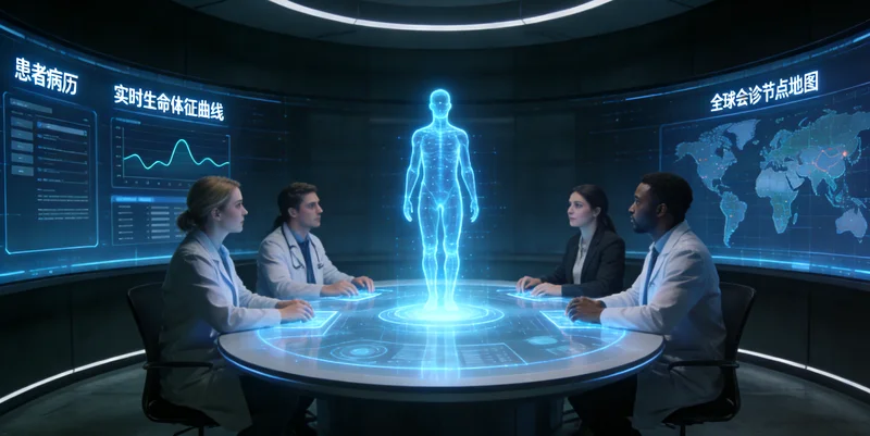 六安市民在医院进行遗传咨询场景