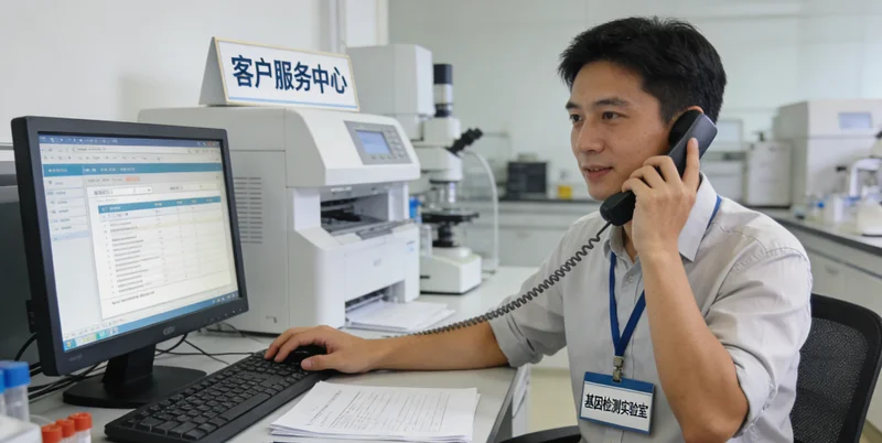 铁门关医生为患者解读基因检测报