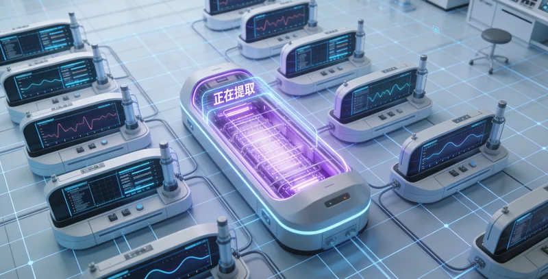 北京女性正在认真查看基因检测报