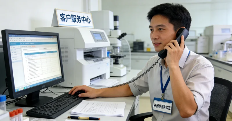 邯郸遗传咨询门诊医生为患者讲解