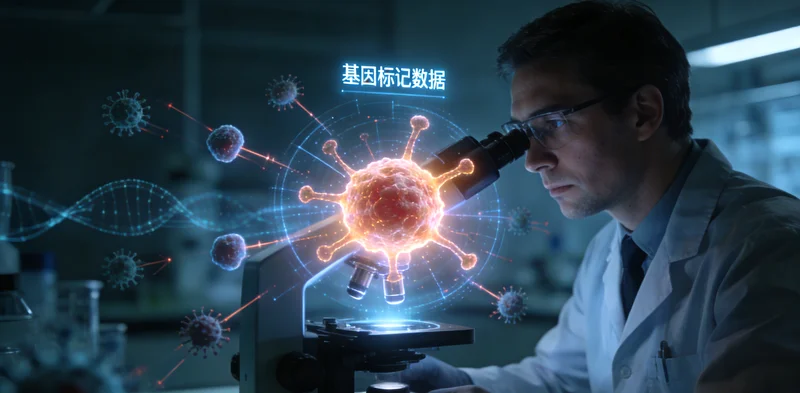 扶余肺癌MRD检测原理示意图