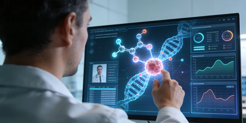 茂名医生向患者解读肺癌基因检测