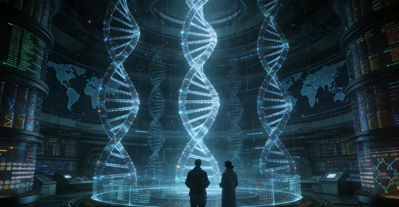 专业实验室进行基因测序分析