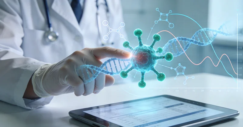 乌拉特前旗医生向患者解释基因检