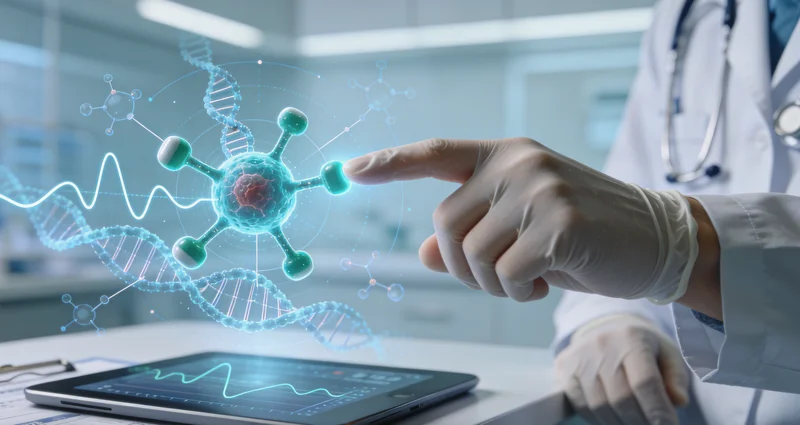 蛟河医生与患者进行基因报告解读