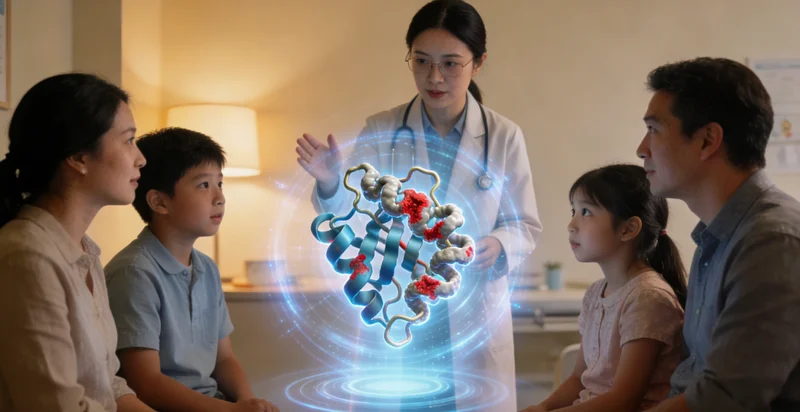 铜川女性与医生进行遗传咨询沟通