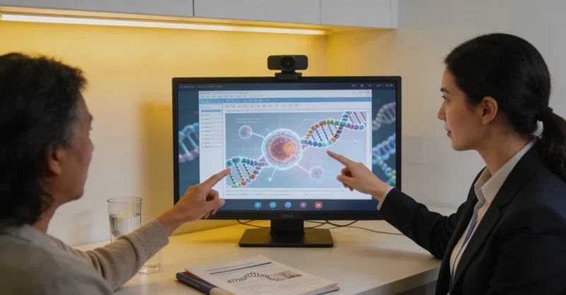 丹东遗传咨询门诊医生与患者沟通