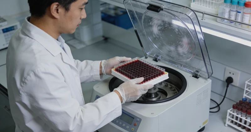 兴平儿童接受专业眼底检查场景