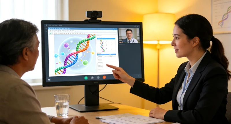 武冈医生与患者解读基因检测报告