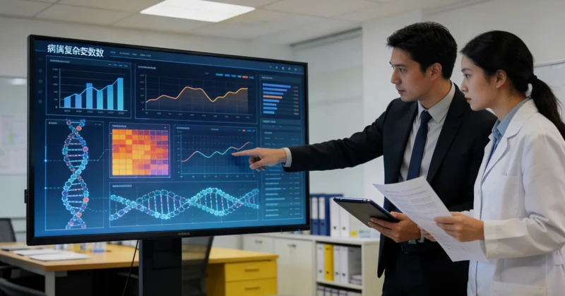 井冈山家庭共同查看基因检测报告