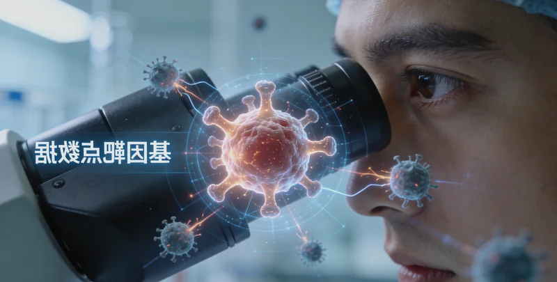 黔西医院病理科医生在显微镜下观