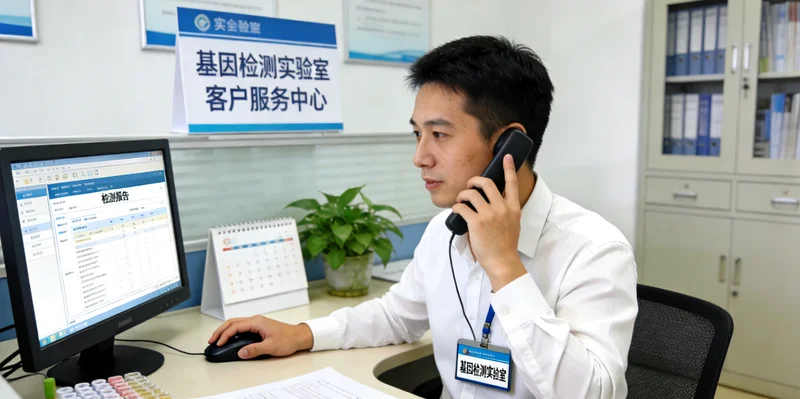 盘州居民在遗传咨询室与专业人士