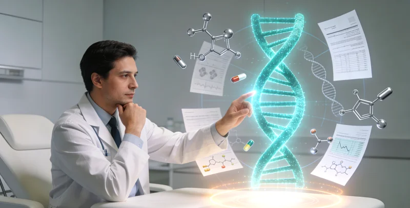 聊城病理科医生在显微镜下观察病