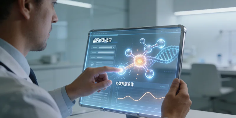济南医学实验室进行基因测序操作