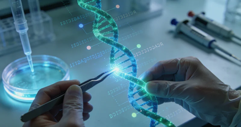 灵武患者与医生共同查看基因检测