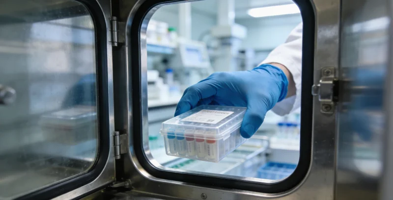 海阳市民在医院进行遗传咨询场景