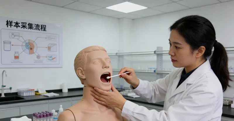 衡水市民在采样点进行FAP基因