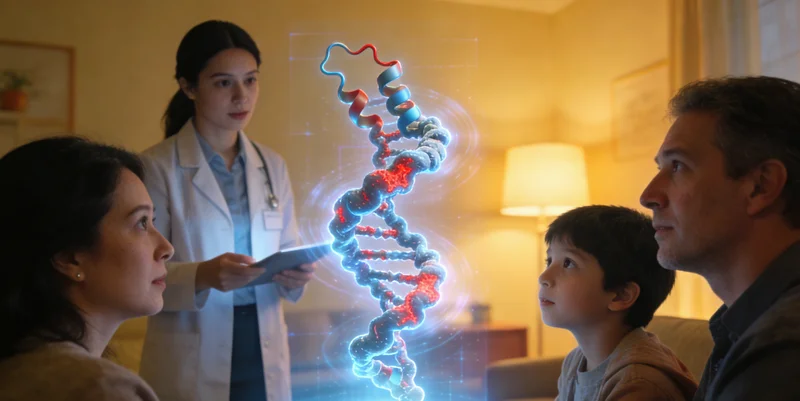 来宾医生讲解基因检测报告给咨询