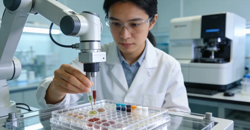 灵武听障儿童在康复师指导下进行