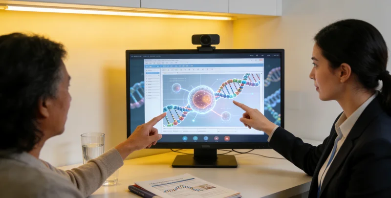 忻州医生与咨询者解读基因检测报