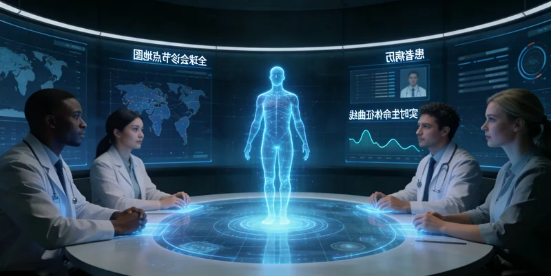 磐石医院内医生向患者家属解读基