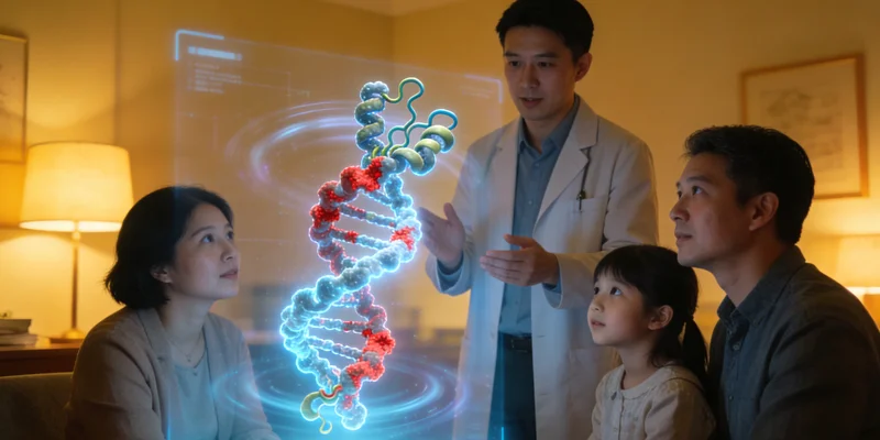 阿克苏家庭讨论基因检测报告