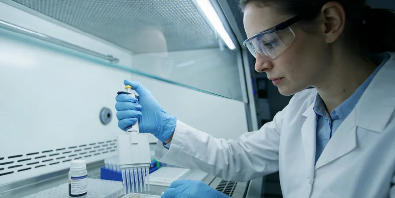 瑞安护士正在为客户采集用于基因