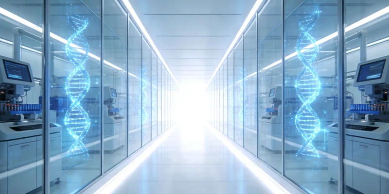 和龙遗传咨询师正在向家庭解读基