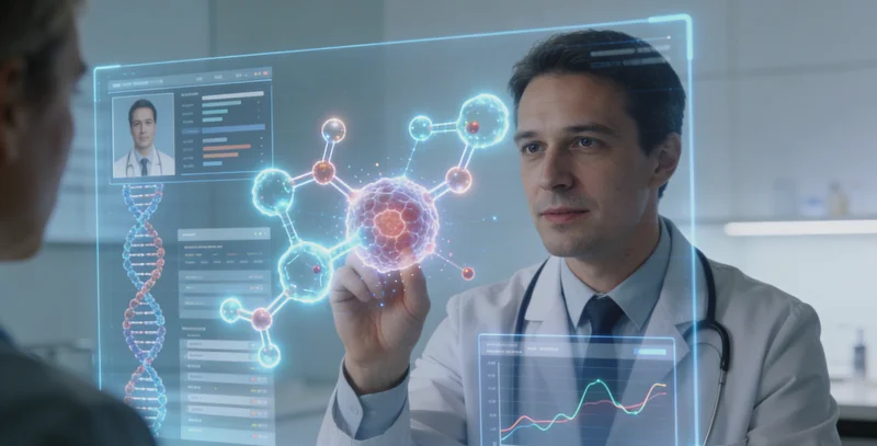 景德镇居民查看基因检测报告示意