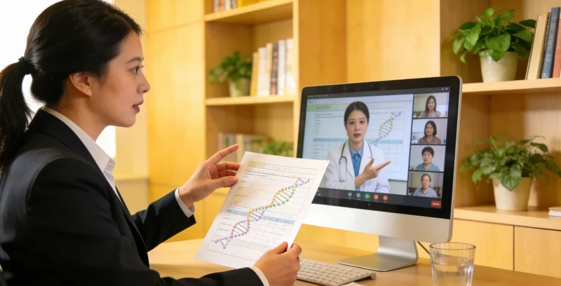 武冈遗传咨询师为居民解读BRC